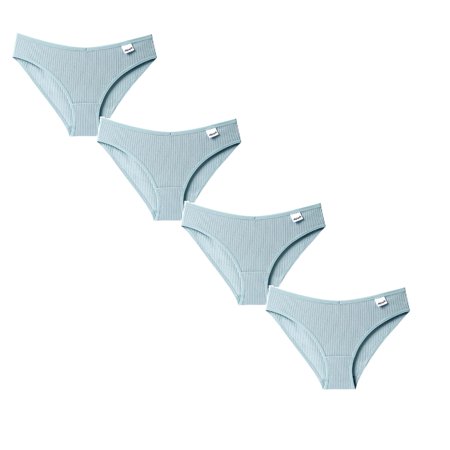

Womens Underwear Brief Lingerie Bikini Thongs Panties4PC