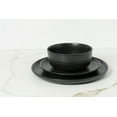 thumbnail image 4 of 10 Strawberry Street Double Line 6.25"/24 oz Round Cereal Bowl, Set of 6, Matte Black, 4 of 5