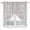 Gray, variant on Swag Valance Curtains for Windows, Farmhouse Light Filtering Kitchen Curtains with Rod Pocket, Teal Blue Green Vintage Flower Leaf Plant Window Treatment Valances for Living Room, 36x63 - 2 PCS