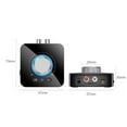 thumbnail image 4 of Transmisor de Audio Bluetooth CUTICAT Receptor Adaptador HiFi AUX RCA 73x67x30mm, 4 of 4