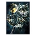 thumbnail image 1 of Wdftyju Lobo nocturno DIY taladro redondo diamante pintura bordado Kits costura conjunto punto de cruz mosaico arte artesanía decoración del hogar regalo Wdftyju 2lt1el7su7cl1me1, 1 of 8