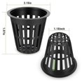 thumbnail image 4 of MesaSe 60 Pack 2 Inch Net Cups Slotted Mesh Wide Lip Filter Plant Net Pot Bucket Basket for Hydroponics, 4 of 8