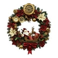 thumbnail image 2 of Holy Family Wreath Decorations Farmhouse Wreath for Front Door Large Christmas Front Door Wreaths Xmas Wreaths with Lights and Nativity Scene Set Ornaments, 2 of 4