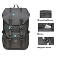 thumbnail image 4 of KAUKKO Laptop Outdoor Backpack, Traveling Rucksack Fits 15.6 Inch Laptop(23-Coffee), 4 of 5