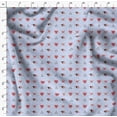 thumbnail image 4 of Soimoi Blue Poly Georgette Fabric Triangle & Arrow Heart Fabric Prints By Yard 52 Inch Wide, 4 of 5