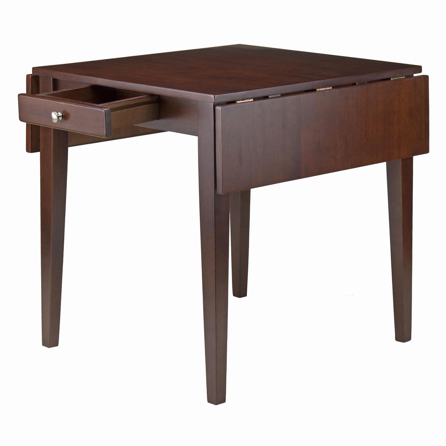 Winsome Hamilton Double Drop Leaf Dining Table, Walnut - 94141