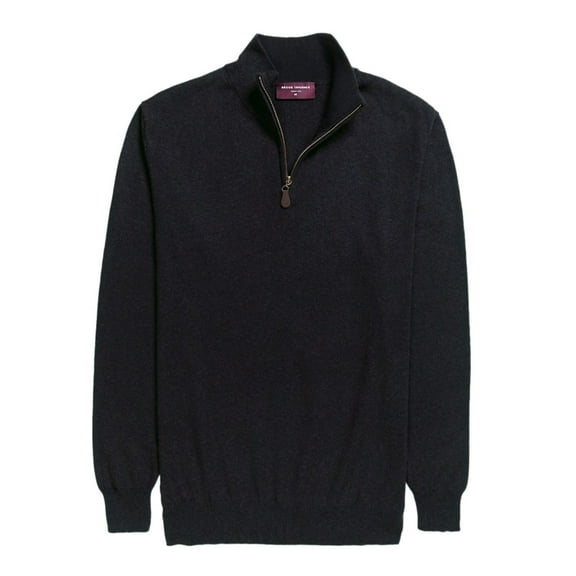 Brook Taverner Mens Dallas Zip-Neck Sweater