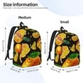thumbnail image 3 of Yiaed Tangerine Print Backpack, Premium Laptop Backpack, Travel Backpack for Women, Lightweight Backpacks, Comfortable Back Pack-Small, 3 of 7