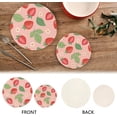 thumbnail image 4 of Strawberry 2 Pack Pot Holders Trivets, Heat Resistant Hot Pads for Kitchen Table Decoration Trivets for Hot Dishes/Pot/Bowl/Teapot/Hot Pot Holders, 7" + 9.45", 4 of 7