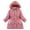 Pink, variant on Baby Girls Winter Coat,Little Boys Girls Puffer Coat Mid-length Hooded Jacket Zipper Up Down Coats For Kids Boys Winter Jacket Warm Thick Clothes