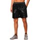 thumbnail image 4 of Pantalones cortos de lentejuelas Argyle Inspire Chic para hombres, cortos metálicos elásticos de cintura disco brillantes y calientes con bolsillo 36 negro, 4 of 5