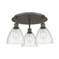 thumbnail image 2 of Innovations Lighting - Bristol Glass - 3 Light Flush Mount In Industrial, 2 of 5