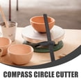 thumbnail image 3 of Miangastore Pottery Compass Ruler Ceramics Circular Cutting Tool Pottery Trimmer Circle Cutter, 3 of 8