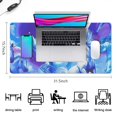 thumbnail image 5 of Long Mouse Pads for Desk,Blue Cartoon Winged Unicorn Moon Star Desk Mats on Top Of Desks, Desk Mouse Pad Extra Large with 3mm Non-Slip Base and Stitched Edge for Gaming,Work,Home 31.5"x15.7", 5 of 5