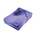 thumbnail image 7 of 2-Piece Polyester cotton Towel Set Absorbent Shades Of Purple Woods Watercolor Hand Towel Bath Towel Soft and Comfortable Machine Wash 28.3x14.4, 7 of 7