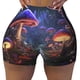 thumbnail image 2 of Fotbe Jungle Path Glowing Mushrooms Shorts Sin Costuras – Shorts Deportivos de Cintura Alta para Mujer, Elásticos para Gimnasio, Yoga, Running o Ciclismo-Medium, 2 of 8