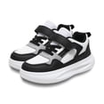 thumbnail image 4 of LYHaoo Kids Girls Lightweight Sneakers Soft Insole Hook and Loops Running Walking Shoes School Outdoor Play Shoes,Gray,Sizes 11.5(7.36") Little Kid, 4 of 7