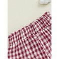 thumbnail image 6 of Nygoyerh Baby Girls Bloomers Shorts Plaid Print Elastic Waist Ruffled Detail Short Pants Infant Clothing 3M 6M 9M 12M 18M 24M, 6 of 7