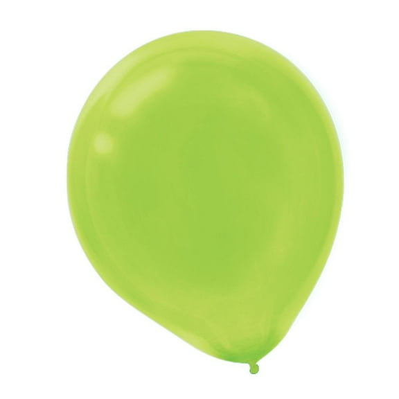 Amscan Solid Color Latex 0.5 Party Balloons (72 Piece), Kiwi
