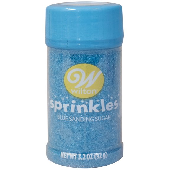 Wilton Blue Sanding Sugar Sprinkles 3.2 oz