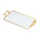 thumbnail image 1 of Bandeja para servir con asas dorado claro perfecl, 1 of 8