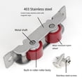 thumbnail image 6 of 4Pcs Sliding Door Sliding Roller Slot Wheel Door Hardware Easy to Install, 6 of 9