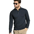 thumbnail image 2 of Nimbus Mens Carlington Deluxe Long Sleeve Polo Shirt, 2 of 3