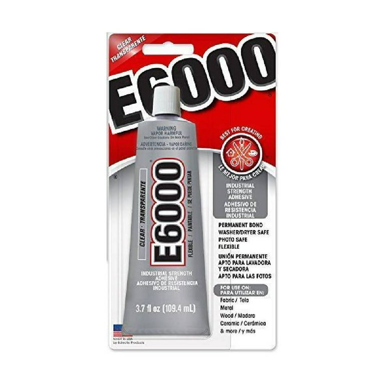 E-6000 Industrial Strength Glue 3.7 Oz Adhesive Permanent Bond Multi Purpose