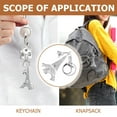 thumbnail image 3 of Masteelf  Eiffel Tower Charm Key Chain Decor Keychain Decoration Silver, 3 of 8