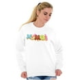 thumbnail image 5 of XOMG POP Sweet Frosted Donuts Logo Women Crewneck Sweatshirt Brisco Brands S, 5 of 6
