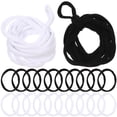 thumbnail image 4 of KAKOWELY 192pcs Potholder Weaving Loom Loops Elastic Loom Band Diy Elastic Ropes For Kids,2.36X"X2.36"X0.12", 4 of 5