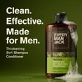 thumbnail image 5 of (2 pack) Every Man Jack Thickening Tea Tree 2-in-1 Shampoo and Conditioner for Men, Naturally Derived, 13.5 oz, 5 of 13