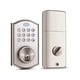 thumbnail image 1 of Cerradura de puerta con cerrojo con teclado electrónico, cerradura de combinación para dormitorio, hotel, cerradura de puerta de aleación de zinc (plata) Rojo Verde MX-0130124FYD, 1 of 5