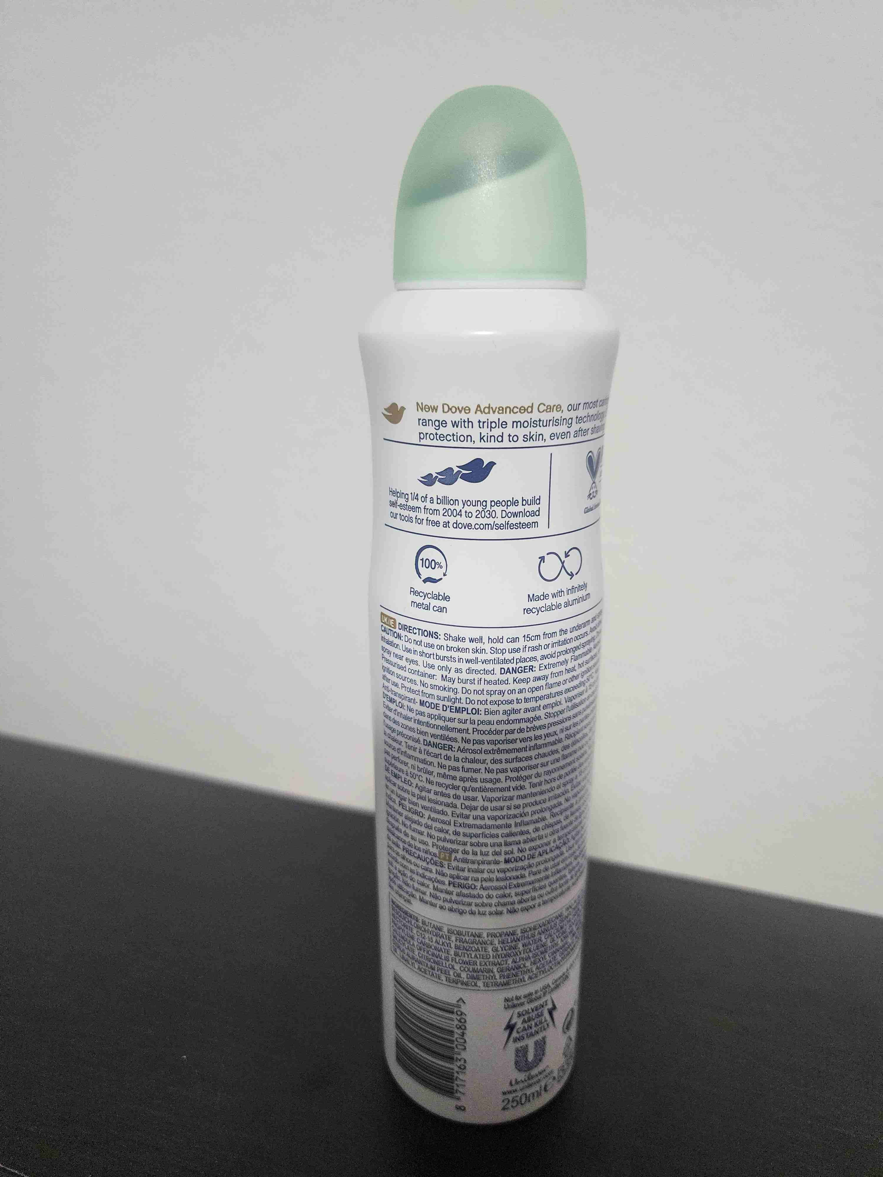 Dove, Antiperspirant Spray, 48-Hour Protection, 250 mL - Walmart.com