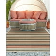 thumbnail image 3 of Rugs.com Baja Outdoor Collection Rug – 8' x 10' Multi Medium Rug Perfect For Living Rooms, Large Dining Rooms, Open Floorplans, 3 of 8