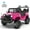 Pink, variant on Joyracer 4WD 24 Volt Ride on Toy Truck with 2 Seater Remote Control & 800W Power Motors, Kids Ride on Car w/ 4 Wheels Spring Suspension, 3 Speeds, Bluetooth Music, Shovel, Black
