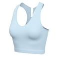 thumbnail image 2 of KOGMO Womens Ribbed Racerback Crop Tank Top, 2 of 5