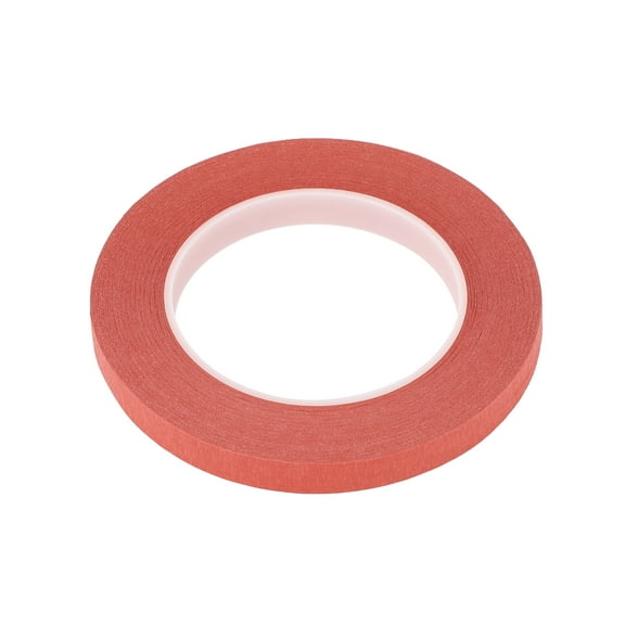 Unique Bargains Painters Tape Masking Master Tape Red 5000x1.2x0.01cm / 54.68 Yards x 0.47 Inches x 140um