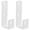 White, variant on 1 set of Bunk Bed Ladder Bracket Bed Ladder Fixing Hook Sturdy Bunk Bed Ladder Bracket Hook