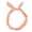 #0010-Orange, variant on hengsof Wire Headbands for Women Bow Polka Bandana Hair Scarf Hairbands Cute Knotted Hair Accessories Retro Head Wraps Turban