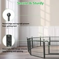 thumbnail image 4 of Txh001 Dog Playpen Outdoor,16 Panels 24inch Metal Dog Fence with Doors for Large/Medium/Small Dogs Pet Puppy Playpen Exercise Pen for RV, Camping, Yard, 4 of 7