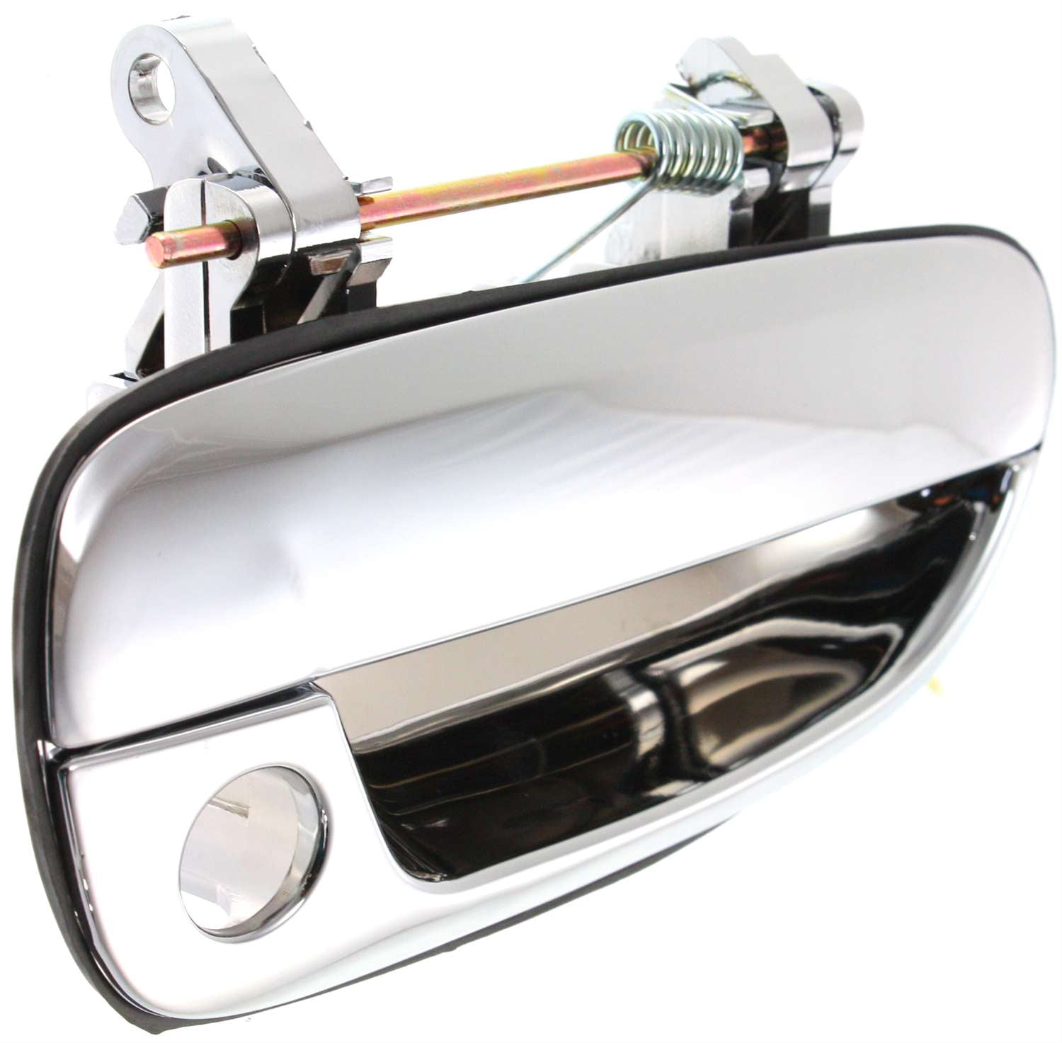 Replacement H462155 Exterior Door Handle Compatible with 2000-2006 Hyundai Accent Front, Right Passenger Chrome
