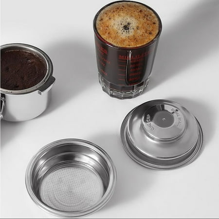

2PCS Stainless Steel 58mm Coffee Tea Filter Basket for Espresso Coffee Machine Accessories Pressurized Powder Bowl