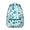 Blue-green-20, variant on Nautical Marine Life Student Backpack Durable Waterproof School Bag with Seahorse, Starfish, and Seaweed Cartoon Print, Breathable Foam Padding, Adjustable Straps for Outdoor Activities