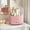 Pink, variant on JLBAO 3-Tier Skincare Makeup Organizer with Drawers for Vanity and Bathroom Countertop, Large Cosmetic Storage Box Case for Dresser, with Non-Slip Base