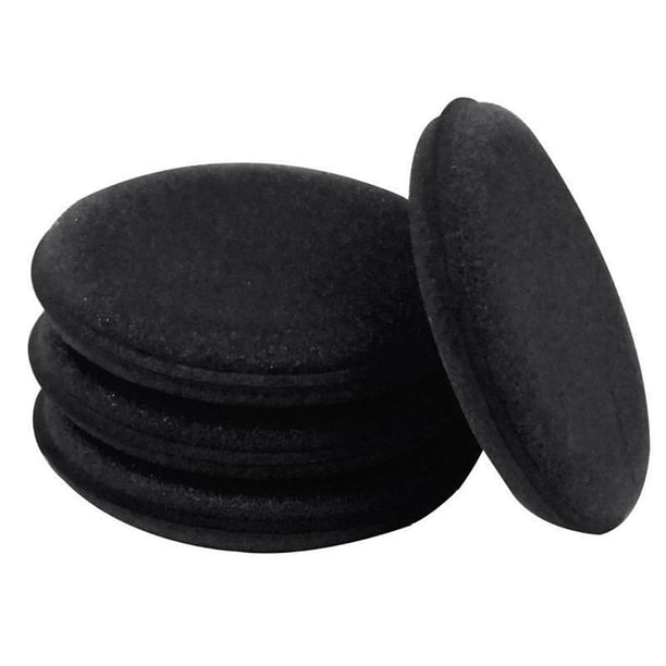 Esponja de poliéster para lavado de coches, 12 Uds., esponja redonda de 2cm de grosor para lavado de coches Likrtyny Accesorios para autos y motos