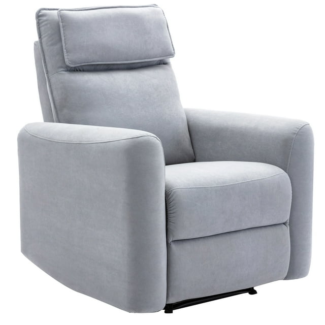 Bedroom Resting Sofa Soft Surface Sofa with Four Removable Armrests and Two Backrests - Gray