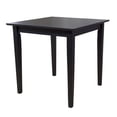 thumbnail image 2 of Target Marketing Systems Udine 30-Inch Square Breakfast Table with Tapered Legs, Black, 2 of 3