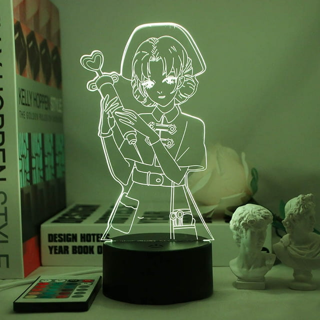 Luz nocturna LED 3D que cambia de color: Identidades: Emilys Dyers