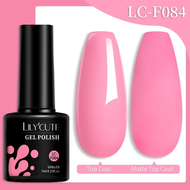 LILYCUTE-deshidratador de preparación de uñas, esmalte de uñas de Gel Natural, secado al aire, Base, capa superior, barniz para manicura, 7ML